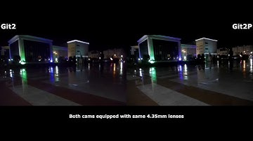 Git2 vs Git2P side by side with same lenses (low light).
