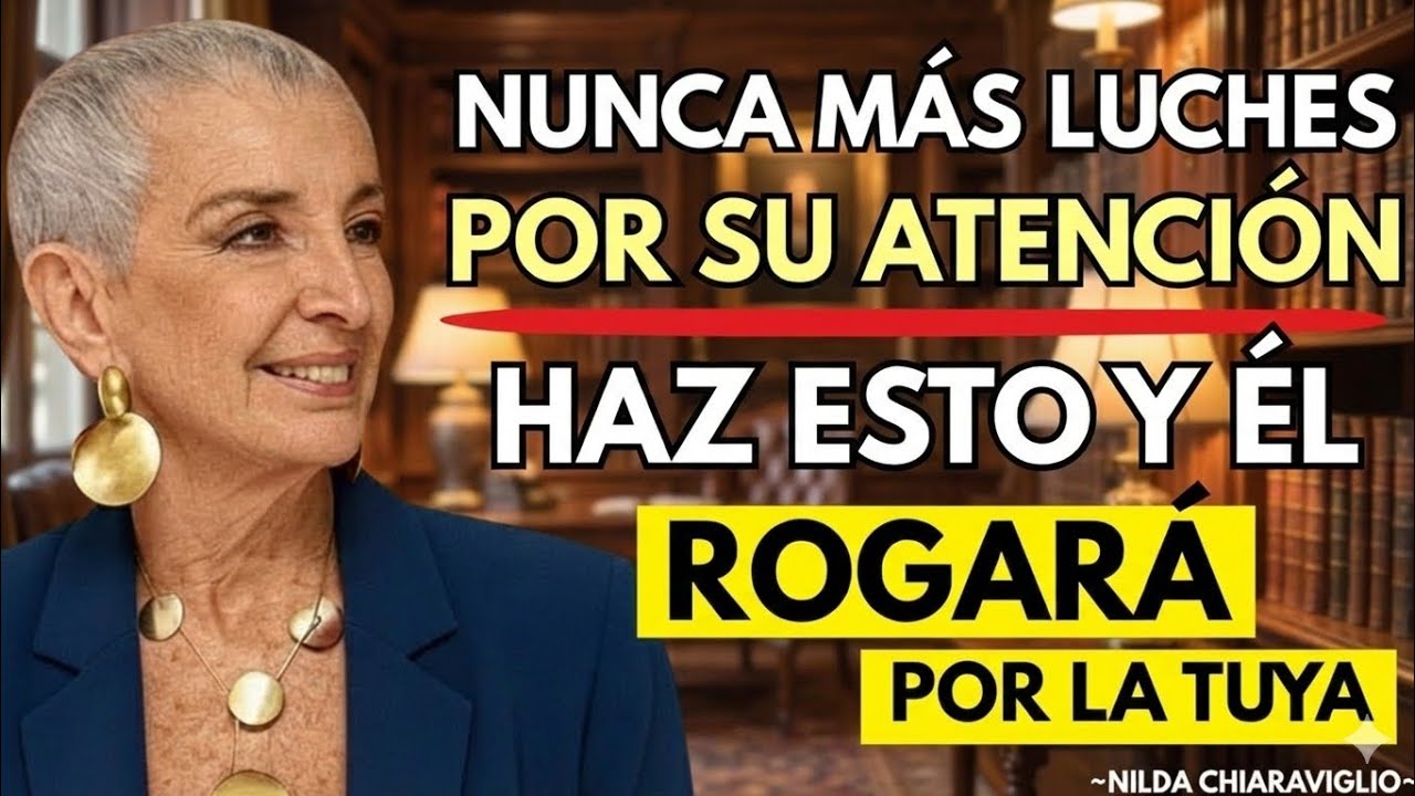 Nunca luches por su atención_ él terminará implorando por la tuya _ Nilda Chiaraviglio