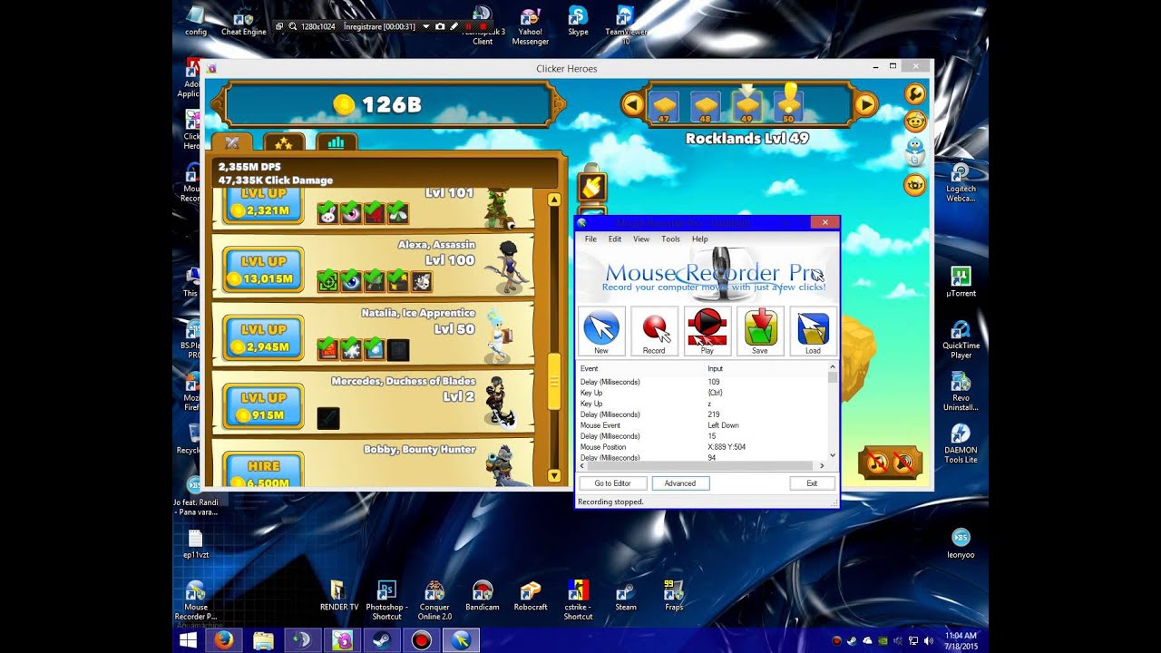 Clicker Heroes Speed Hack