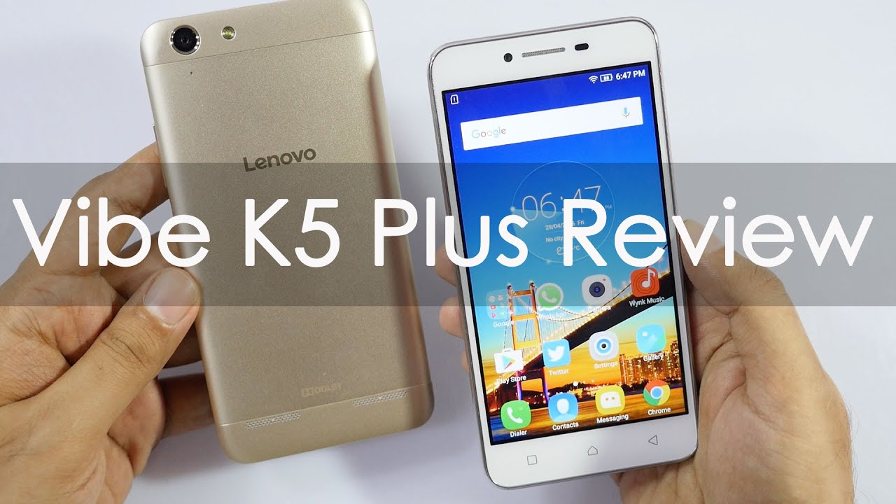 Lenovo Vibe K5 Plus - Überprüfung!