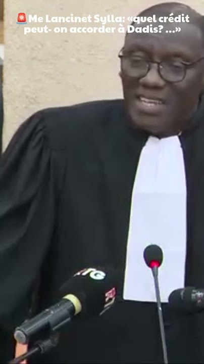🚨Me Lancinet Sylla: «quel crédit peut- on accorder à Dadis? …»