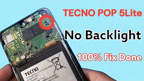 TECNO POP 5Lite No Backlight