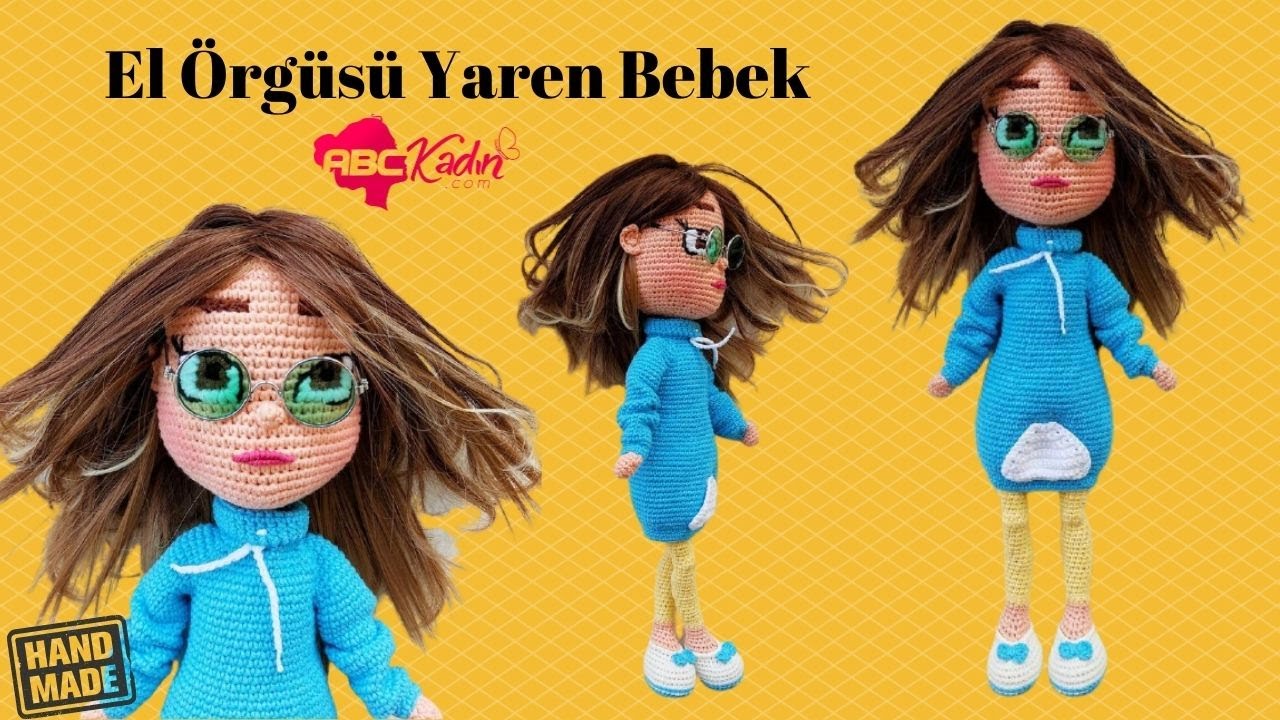 Amigurumi Yaren Bebek El Örgüsü Organik Oyuncak