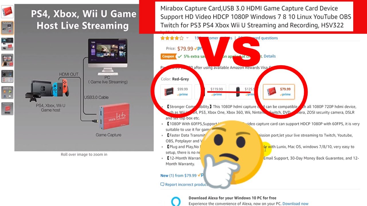 Which MiraBox HDMI Game Capture Card Should I Buy For Streaming With OBS On Twitch or YouTube ...