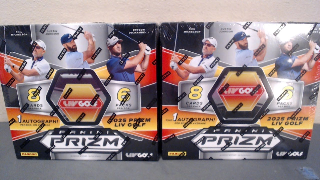 2025 Panini Prizm Liv Golf 8 Hobby Box Break #2 Ebay 8/28/2025