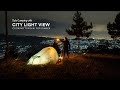 Solo Camping: Masak Topokki, Malam yang Cerah Dengan Pemandangan Lampu Kota
