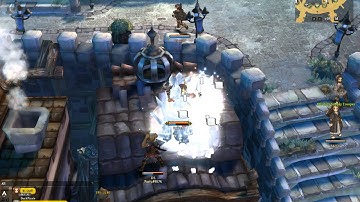 Tree of Savior - Psychokino ice wall + psychic pressure combo