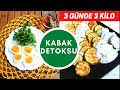 3 GÜNDE 3 KİLO VERDİREN KABAK DETOKSUNU DENEDİM // Kabak Detoksu / Detoks Tarifler