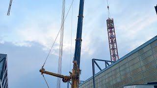 Wilbert WT 650 Montage mit #AC500/8 #towercrane #swisscrane #terex #wilbert #mobilkran #heavylifting