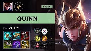 (Weiwei) Quinn Jungle vs Talon - KR Challenger Patch 26.11