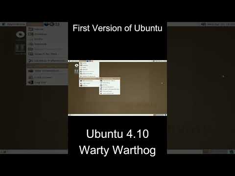 Ubuntu 4.10 : First version of Ubuntu  #linux #ubuntu