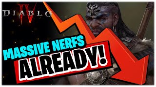 Blizz just CHANGED THE META with huge Diablo 4 BALANCE CHANGES ALREADY!