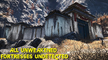 Far Cry 4 - ALL UNWEAKENED fortresses undetected killer stealth conquests