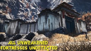 Far Cry 4 - ALL UNWEAKENED fortresses undetected killer stealth conquests