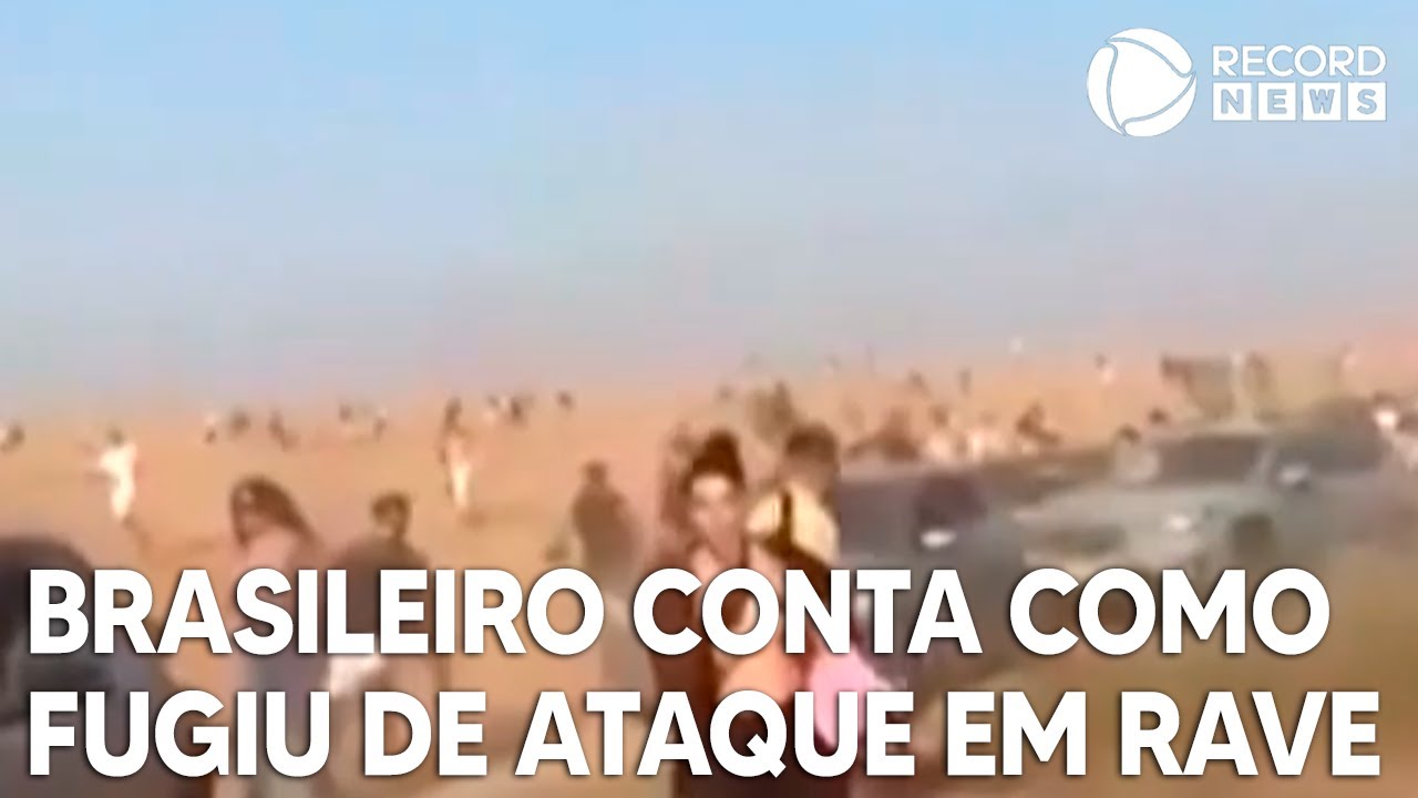 Brasileiro que estava em rave conta como escapou de ataque do Hamas