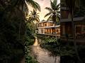 Building a beautiful modern house in the river #timelapse #construction #building