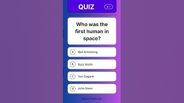 Who was the first human in space? #QuizChallenge #OneQuestionQuiz #dailyquiz #trivia