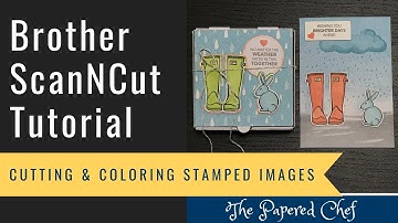 Brother ScanNCut Tips & Tricks - Cutting Stamped Images - No Matter the Weather Paper Pumpkin Kit