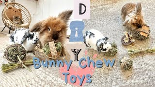 How to make fun Bunny Chew Toys! | DIY also for other small critters