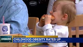 The CDC says the pandemic accelerated obesity in children