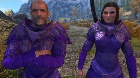 Skyrim Mod PS4: Showcase WIP ArmorRecolorTest4 V2 by Cyan49