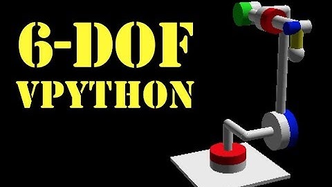 VPython 6 Degree-of-Freedom Simulation