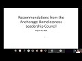 Worksession - re Homelessness Leadership Council - 2020-08-28