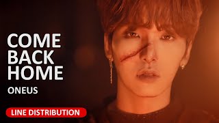 Oneus  Come Back Home Line Distribution check Pinned Comment