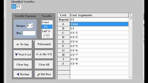 Exponential DataFit Tutorial