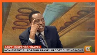 Senator Onyonka: Why would a government CS carry 4 women to a trip with him to go and attend sports?