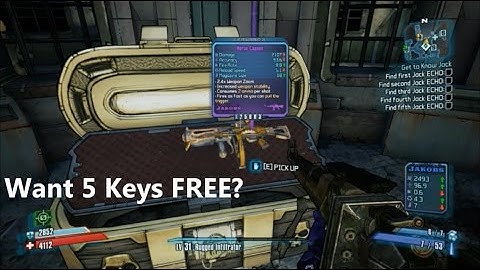 I Open 5 Keys in Borderlands 2 + FREE SHiFT CODES DECEMBER - JANUARY!