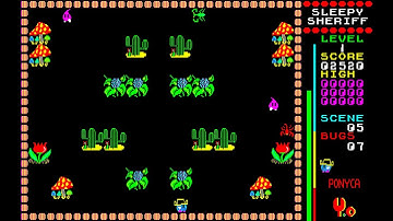 Sharp X1 Game: Sleepy Sheriff (1983)