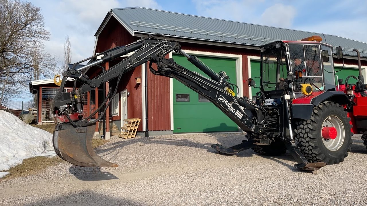 Köp Grävlastare Huddig 860 med skopor på Klaravik