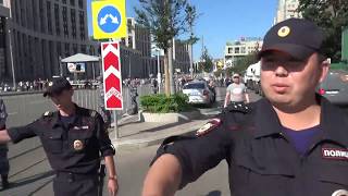 Задержания на митинге против пенсионной реформы и налогового грабежа в Москве/ LIVE 29.07.18