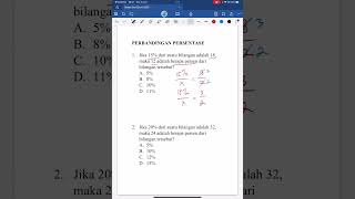 ELEMENTARY SCHOOL MATHEMATICS OLYMPIAD QUESTIONS, PERCENTAGE COMPARISON ELEMENTARY SCHOOL MATHEMATICS OLYMPIAD QUESTIONS, PERCENTAGE COMPARISON