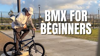 HOW TO RIDE BMX  BIKE CONTROL + PUMPING