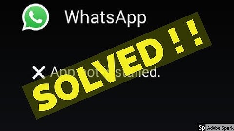 How to fix App not installed Error in android