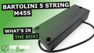 Bartolini M45S 5 String Singularity Bass Pickups: What’s In The Box? (A Close-Up Look)