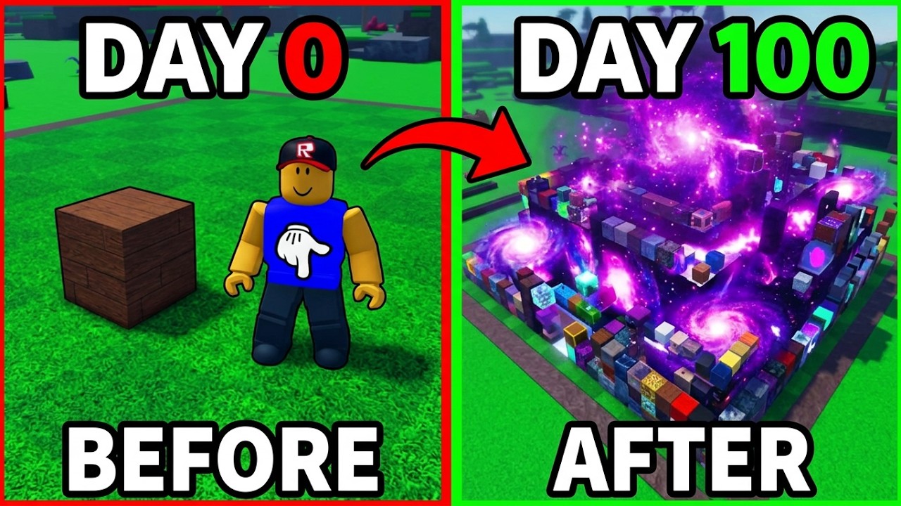 From NOOB to INSANE LUCK: 100 Days in Base RNG (FULL MOVIE)