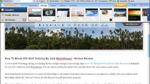 No Cost Income System Video 7a Setting Up A Weebly Sites