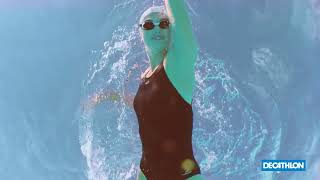 【デカトロン】水泳水着 RIANA+ ミディアムカット クロスストラップ レディース NABAIJI (ナバイジ)