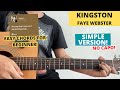 Kingston Faye Webster Guitar Tutorial Easy Chords For Beginner No Capo VIRAL 