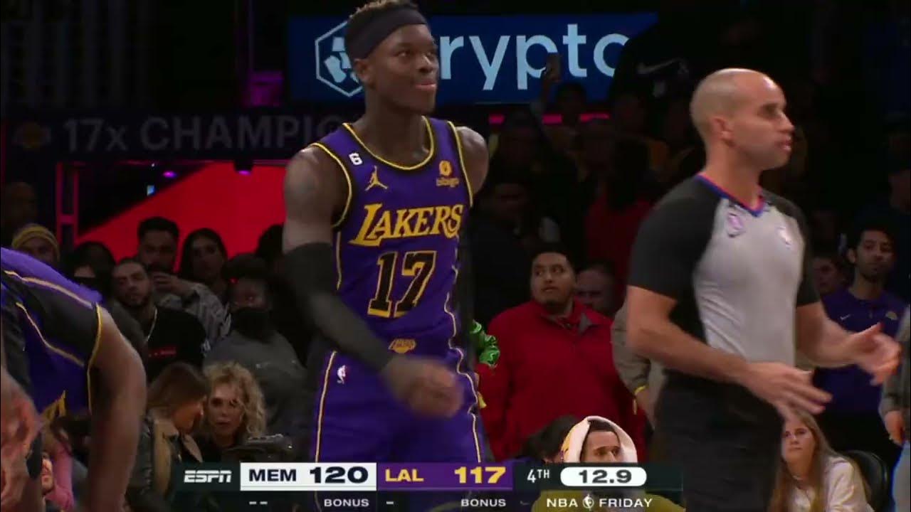 DENNIS SCHRODER CLUTCH CORNER THREE & STARE DOWN 🚨👀 