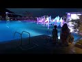 Entertainment show by the main pool of hillside beach club fethiye