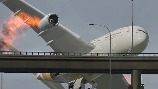 Huge Plane Overrun Runway And Collides With The Highway Bridge [Xp 11]