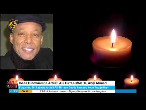Mume Minester Dr Abbiyyi Ahmed Ibsa Isanitti Dhagahame Ibasataniiru
