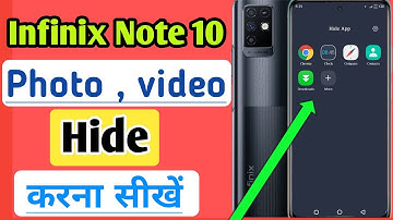 Infinix note 10 me photo hide kaise kare/how to hide photo and video in infinix note 10 pro
