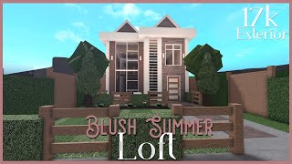 BLOXBURG | Blush Summer Loft | Pt.1 | Exterior | 17k | House Build