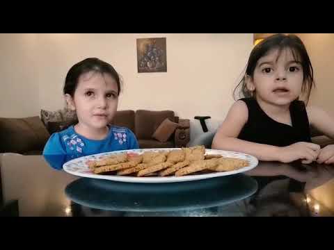 Leen And Yara Making Oatmeal Cookies
