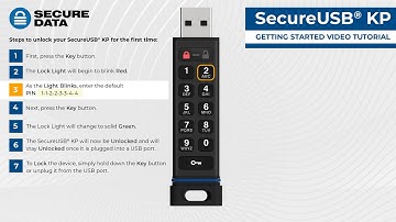 SecureUSB KP   Getting Started Video Tutorial